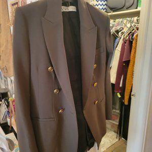 Olive green Zara blazer